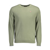 Napapijri Green Wool Men Sweater -   -  Napapijri.